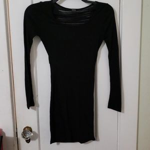 Cute black dress with open back